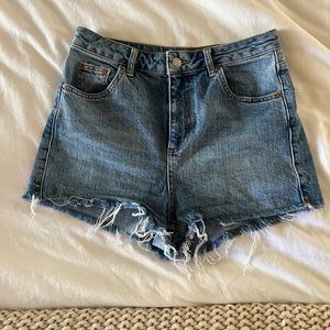 Top Shop Denim Mom Shorts